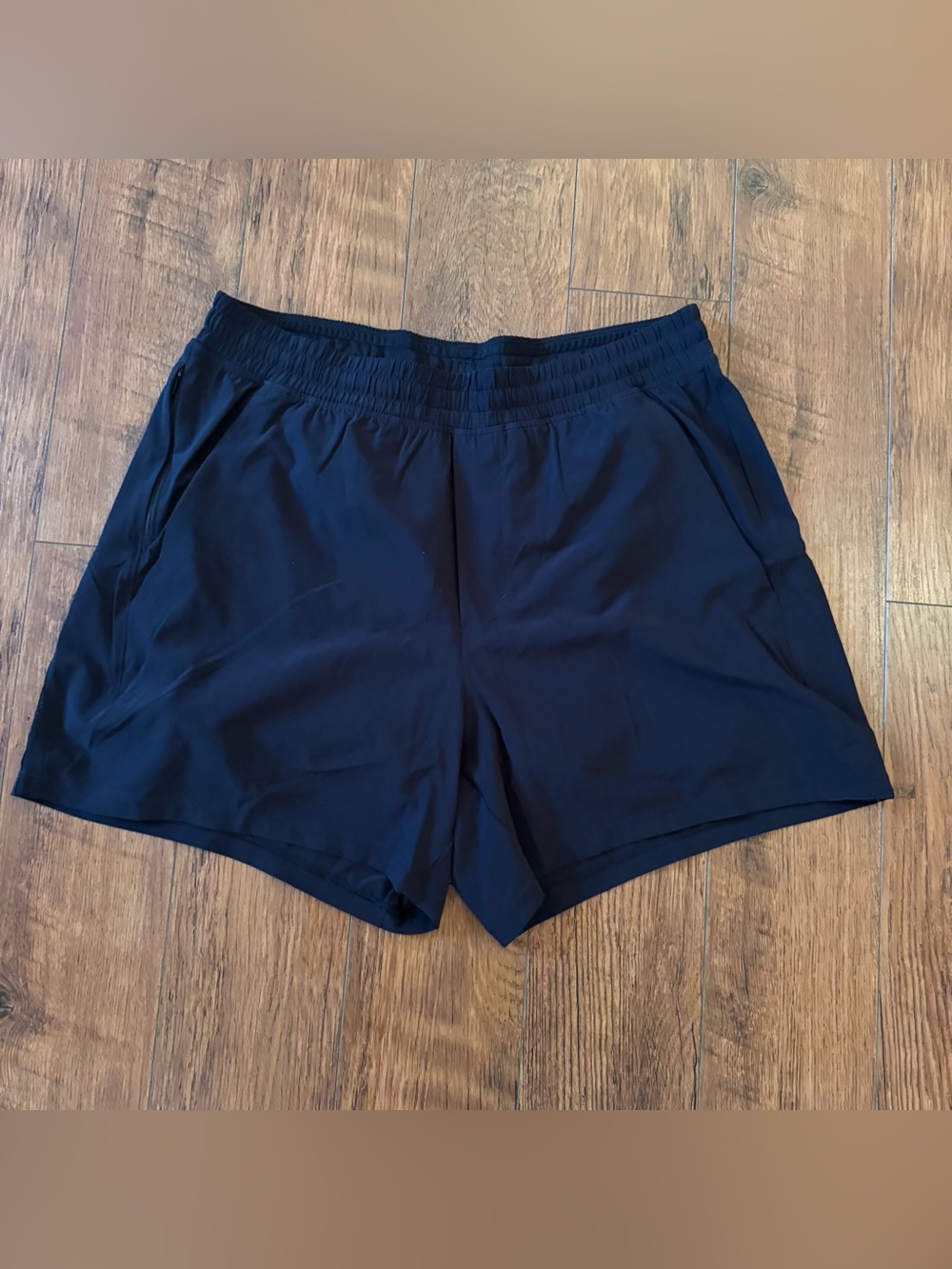 Lululemon Pace Breaker 5” Lined Shorts Black Mens Large Running Gym Athletic